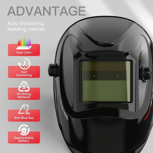 LYG-L600A True Color hegesztősisak automatikusan sötétedő funkcióval