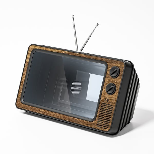 📺Mobiltelefon Nagyító - Retro 3D HD TV Erősítő