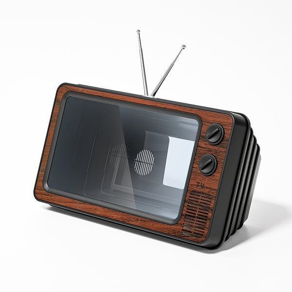 📺Mobiltelefon Nagyító - Retro 3D HD TV Erősítő