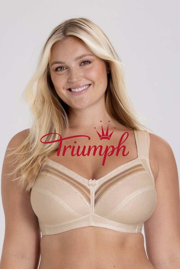 Triumph - 3 db (75A-110F) 💝Vezeték nélküli pamut alsónemű