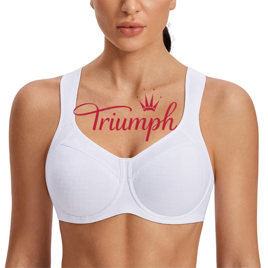 Triumph - 3 darab 🔥Magas támogatású, vezeték nélküli, párnázott teljes fedésű melltartó