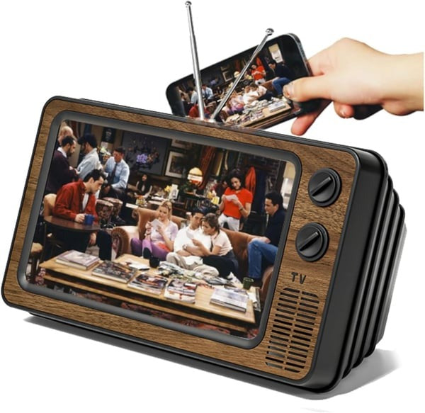 📺Mobiltelefon Nagyító - Retro 3D HD TV Erősítő